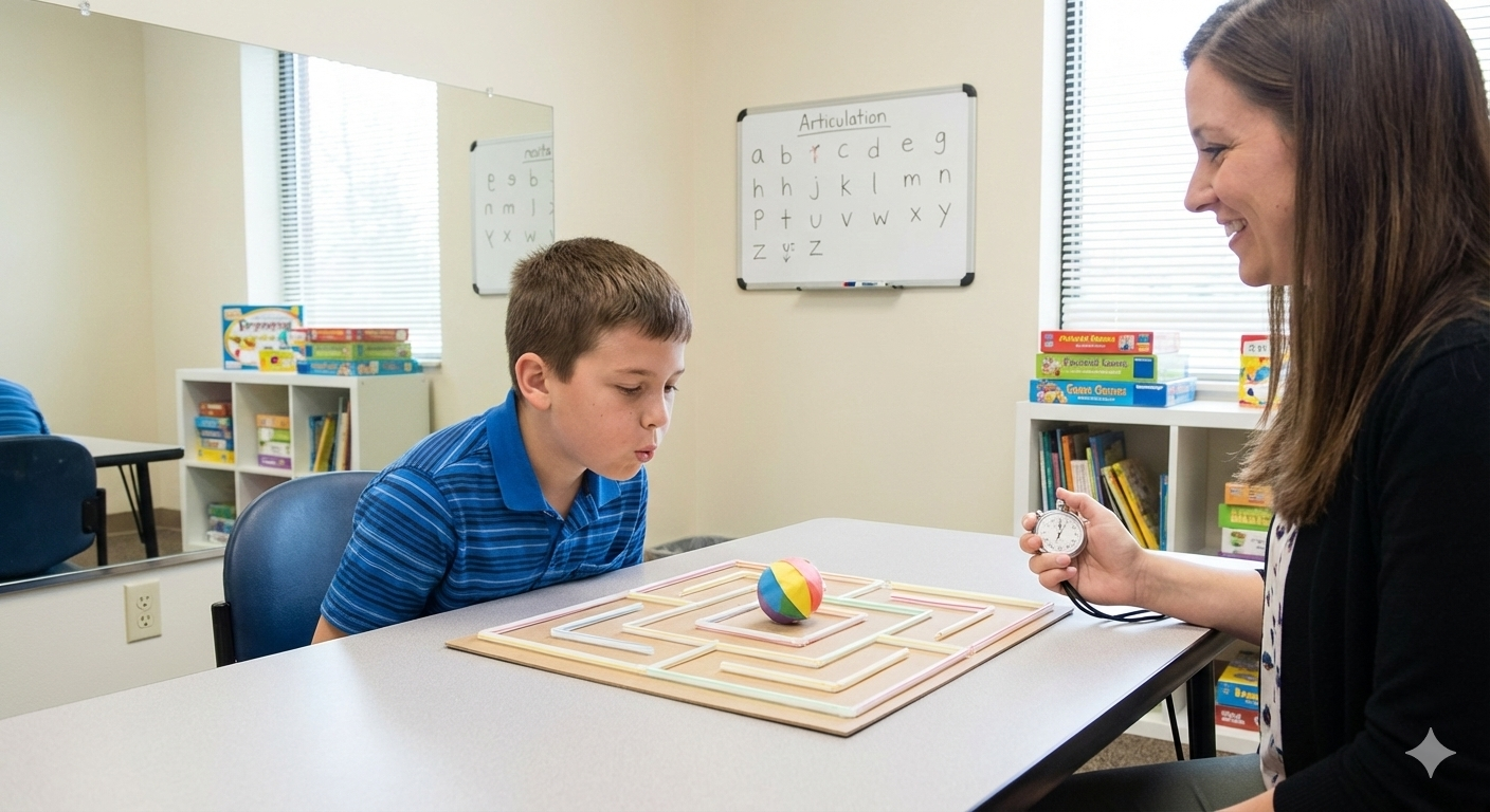 Speech Therapy session at Do Well Therapy